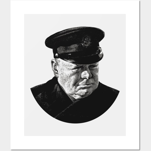 Winston Churchill Wall Art by warishellstore